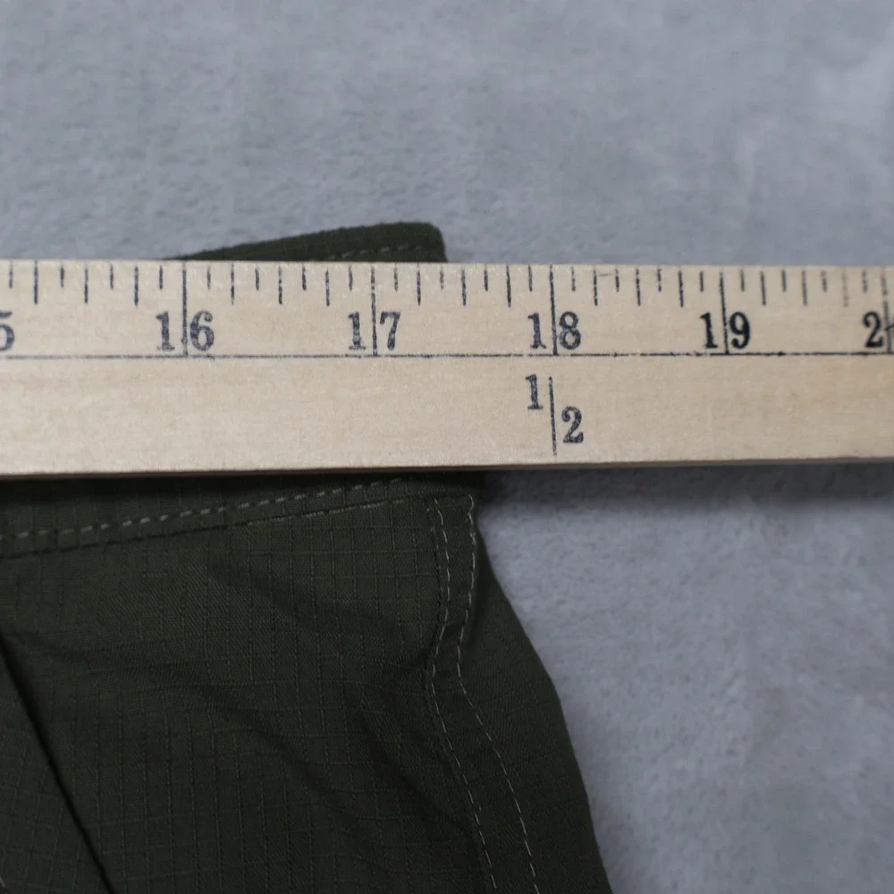 North Face Pants Men 36x33 Green Convertible Cargo Ripstop Light Wind Rain Hike